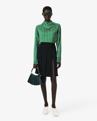 Runway Fluid Pleated Skirt