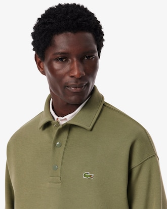 Men's Loose Fit Piqué Sweatshirt