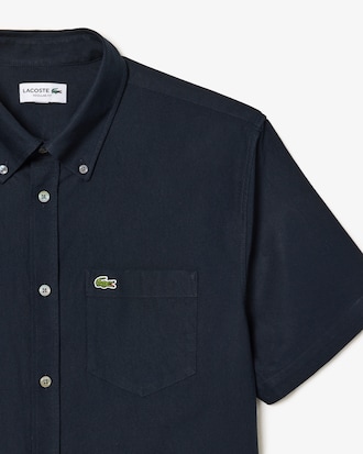 Chemise homme regular fit Oxford manches courtes en coton
