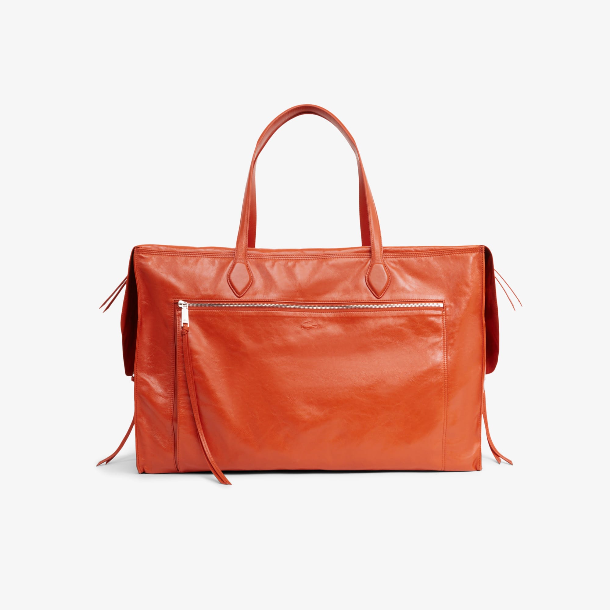 Runway Leather Weekender Gym Bag - undefined - New In 2026 | Lacoste