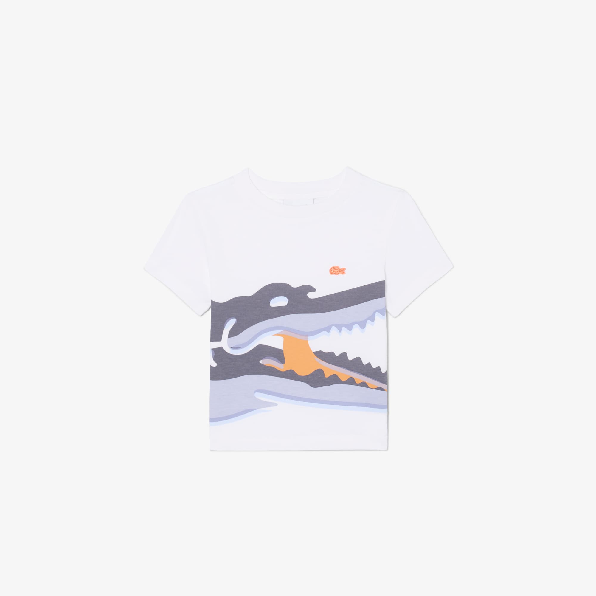 Croc Print Cotton T-Shirt - T-Shirts & Tops - New In 2026 | Lacoste