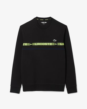 Sudadera de tenis con banda de marca