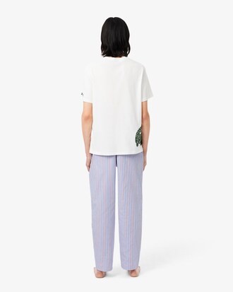 Striped Poplin Pajama Pants