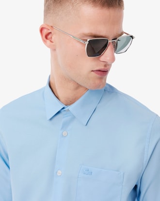 Camisa Para Hombre De Corte Regular De Algod&oacute;n