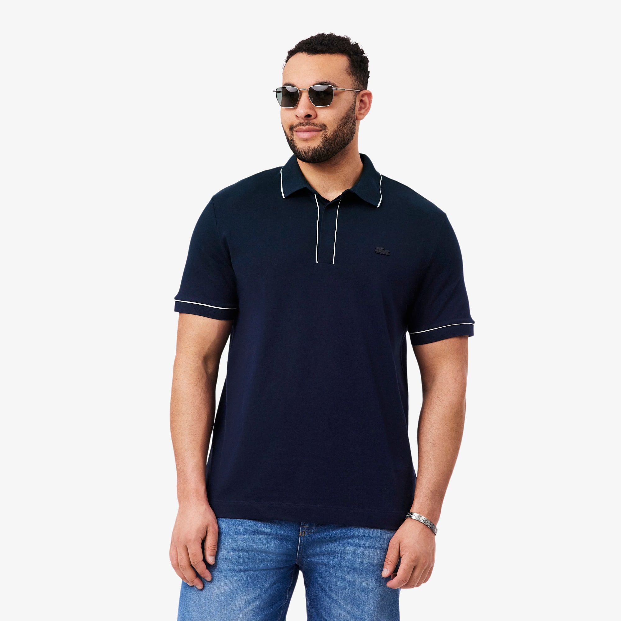 Men's Regular Fit Paris Stretch Piqué Polo - Polo Shirts - New In