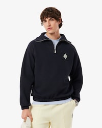 Sudadera Piqu&eacute; Loose Fit Con Zipper 