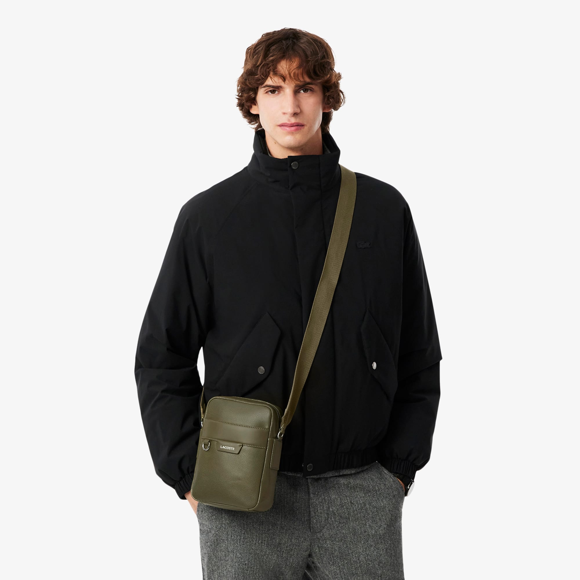 Ossian Leather Satchel - Bags - New In 2026 | Lacoste