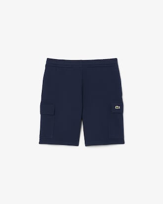 Men's Cotton Fleece Cargo Shorts