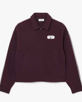Tennis Heritage Zipped Badge Accent Sweatshirt