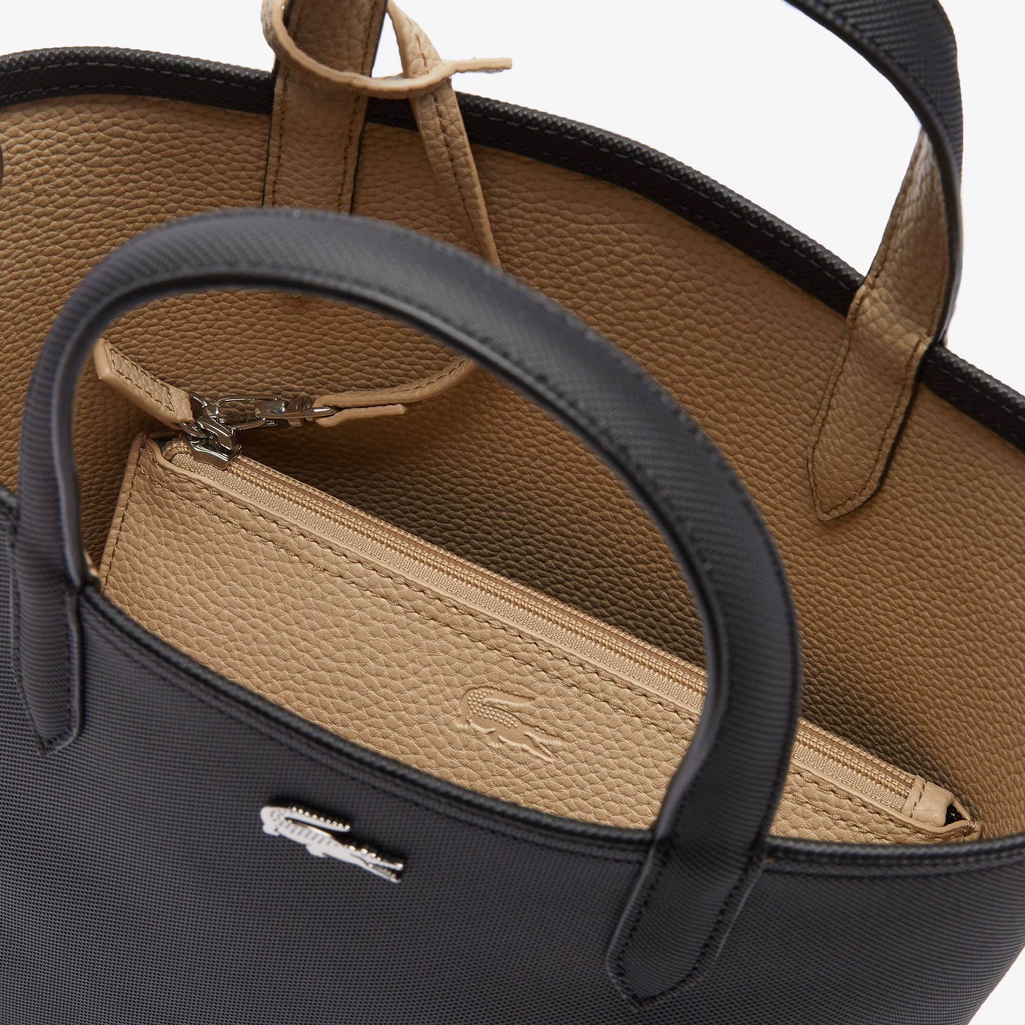 【即発】【LACOSTE】Anna Vertical Cross Tote Bag NF2991AA Women's Anna Vertical Reversible Tote - Bags - New In 2025