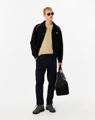 Men's Ribbed Neck Petit Piqué T-Shirt