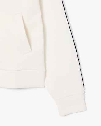 Sudadera de Tenis Retro con Cierre e Insignia