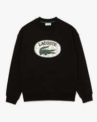 Men's Loose Fit Branded Monogram Print Sweatshirt