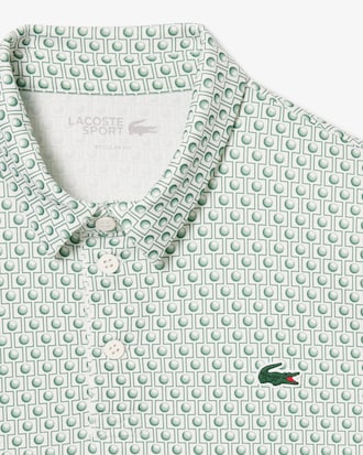 Regular Fit Printed Golf Polo