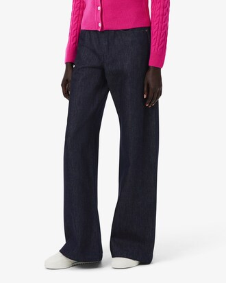 Runway Straight Leg Denim Jeans