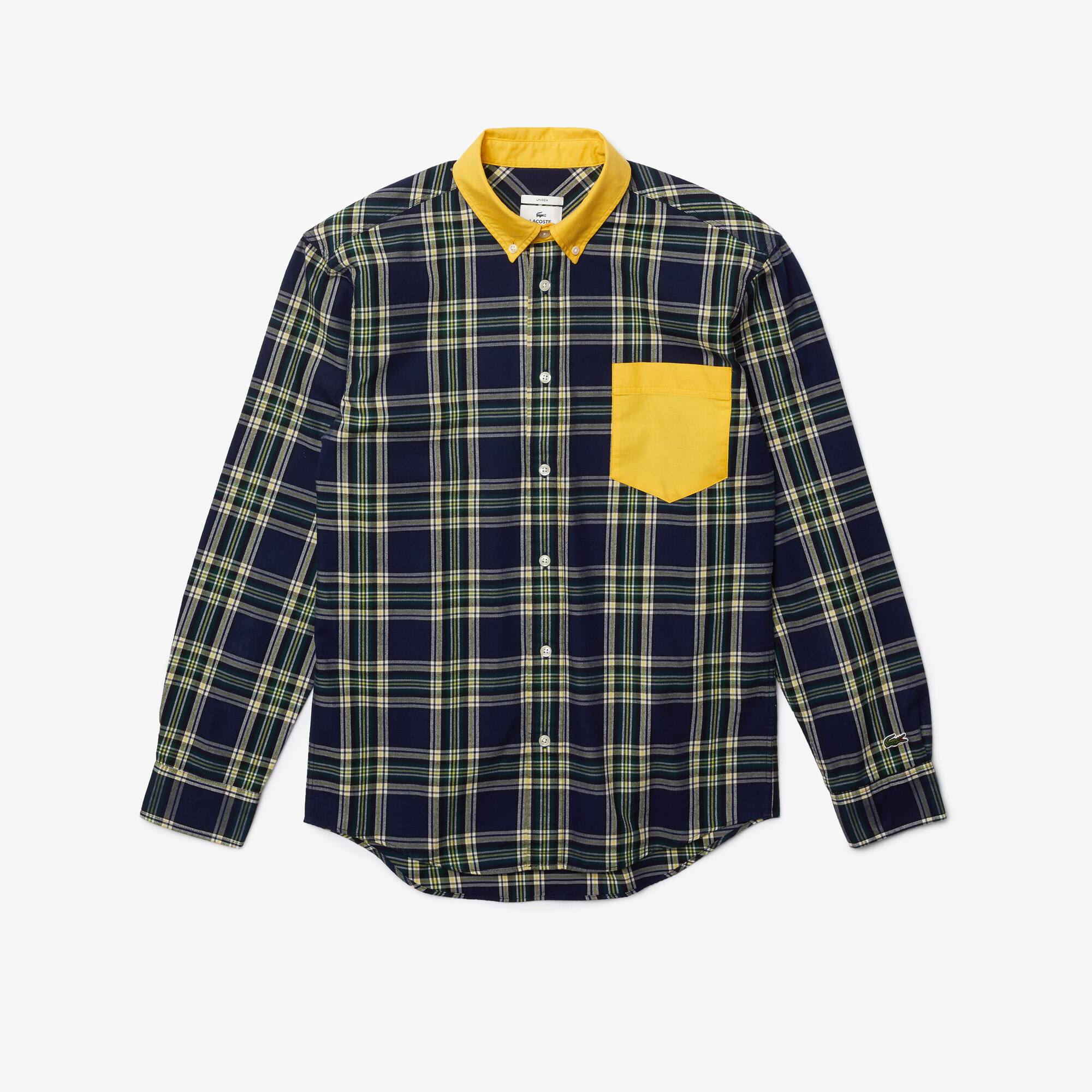 トップス ALWAYS OUT OF STOCK - CPO CHECK SHIRTS Unisex LIVE Boxy Fit Checkered Cotton Shirt - Button Down