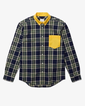 Unisex LIVE Boxy Fit Checkered Cotton Shirt