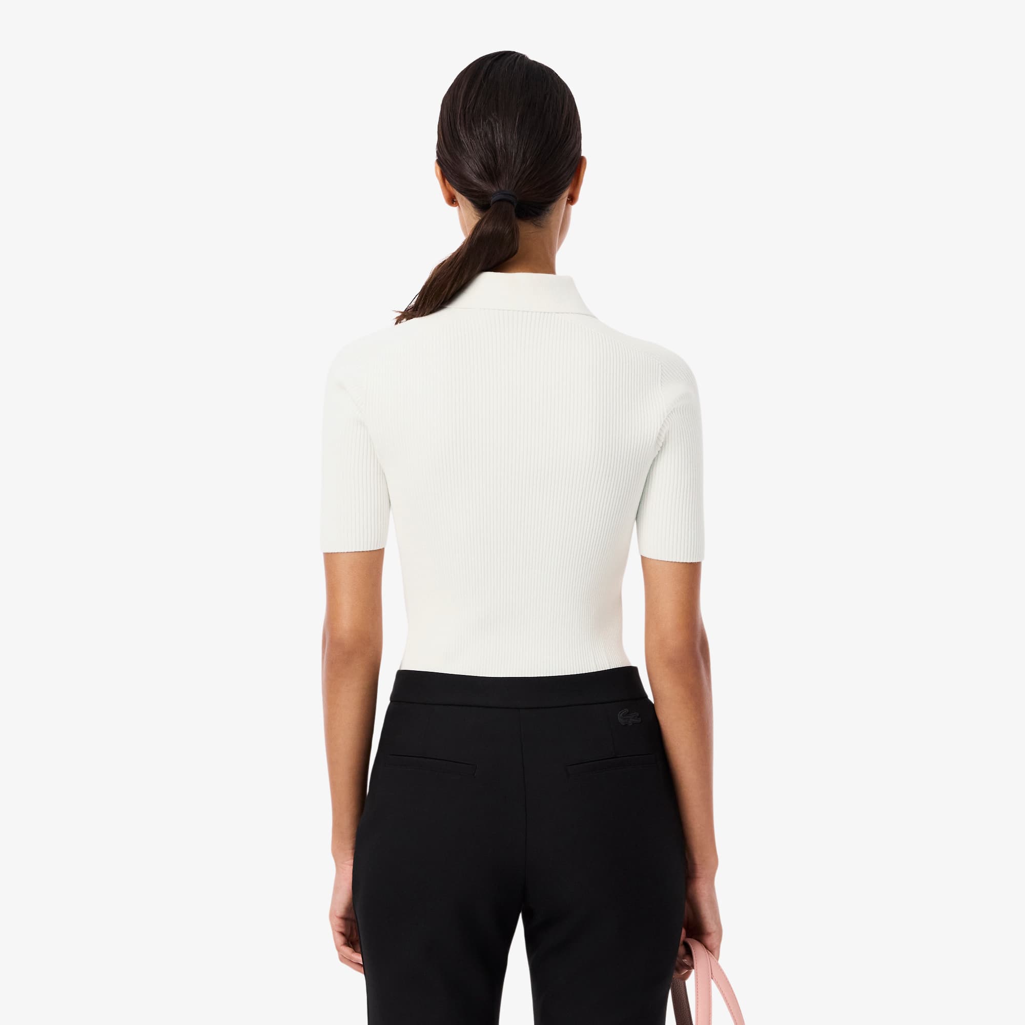 Women's 3D Ribbed Knit Polo - Sweaters & Sweatshirts - New In 2026