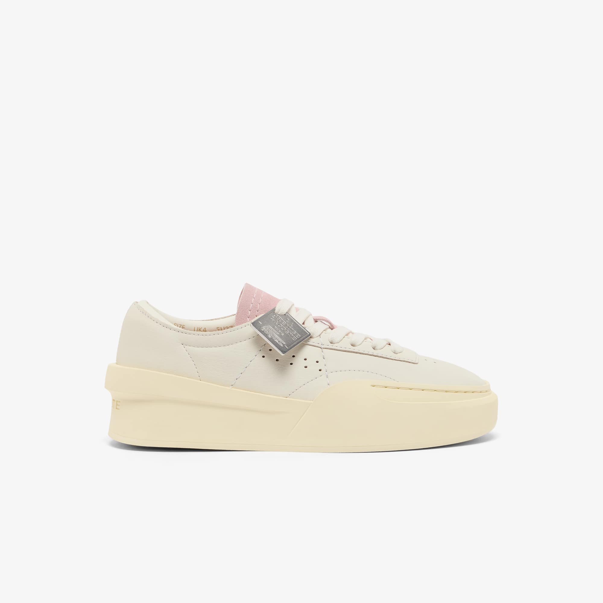 Lacoste Women's Aura Club Leather Sneakers - 7.5 In Sand