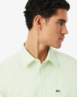 Men's Regular Fit Striped Oxford Shirt