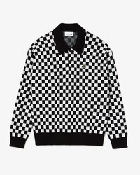 Men's Lacoste H&eacute;ritage Relaxed Fit Checkerboard Print Sweater