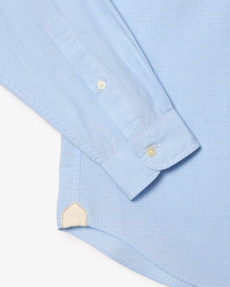 Camisa para hombre regular fit en popelín de algodón