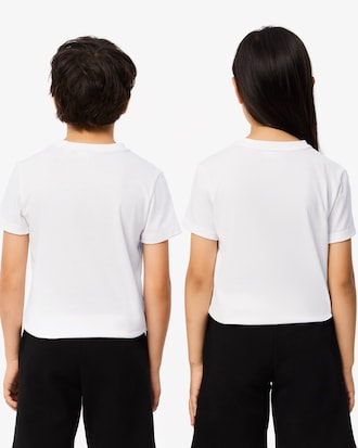 Kids' V-Neck Cotton T-Shirt