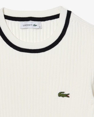 Women's Seamless 3D Knit Ribbed Sweater