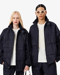 Runway Denim Track Jacket