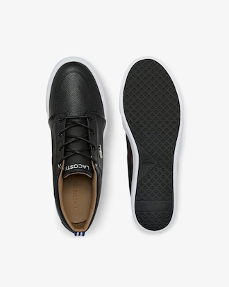Men's Bayliss Leather Perforated Collar Sneakers