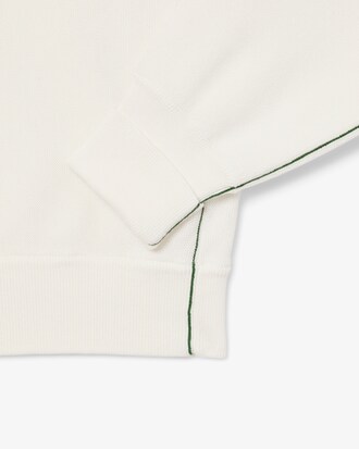 Women's Moss Stitch Cotton Sweater