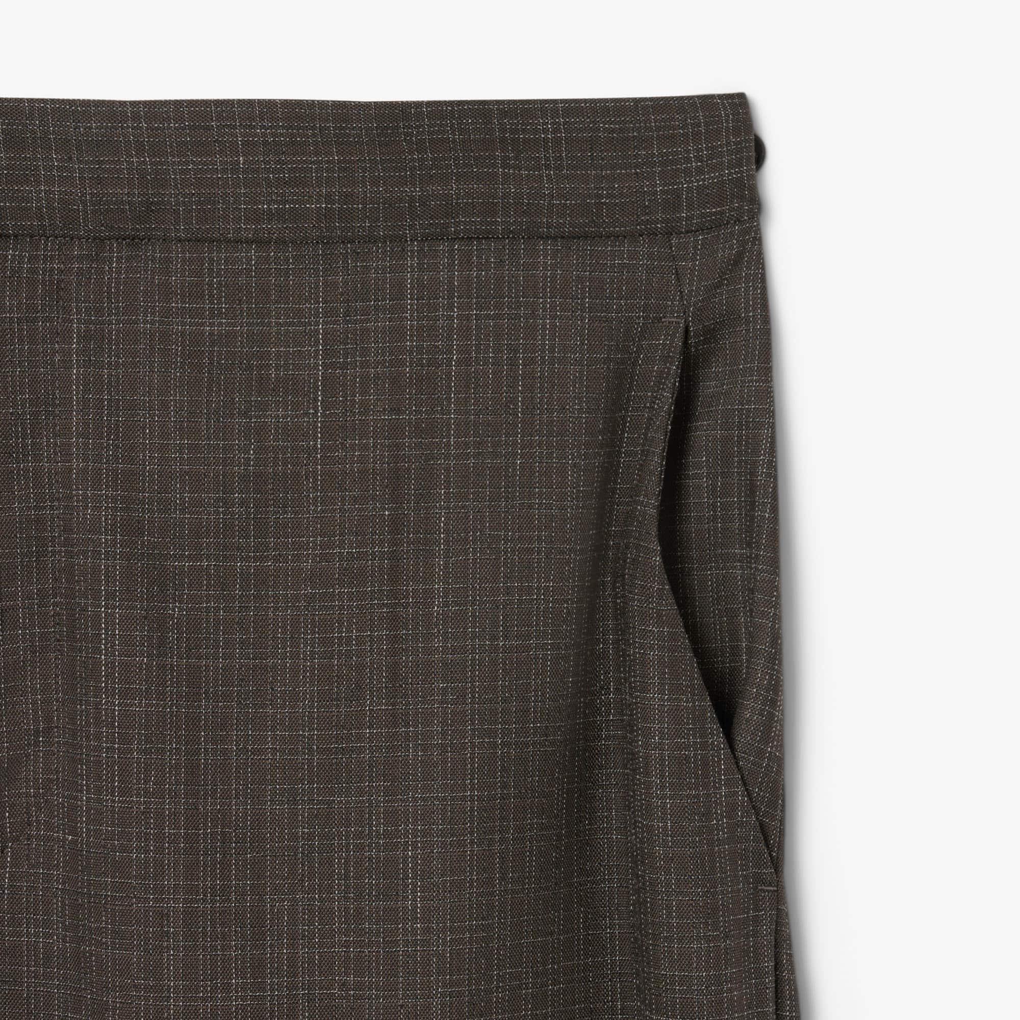 Runway Straight Fit Tailored Wool Pants