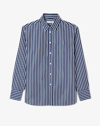 Chemise oversize en popeline de coton