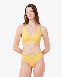 Perforated Band Microfiber Bra