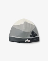Men's Sport Landscape Print Fleece Beanie