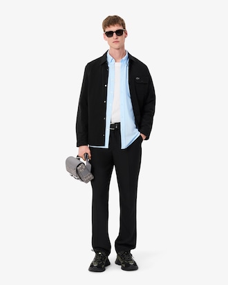 Camisa Oxford de manga corta y corte regular para hombre