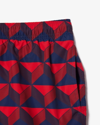 Men's Graphic Print Swim Trunks