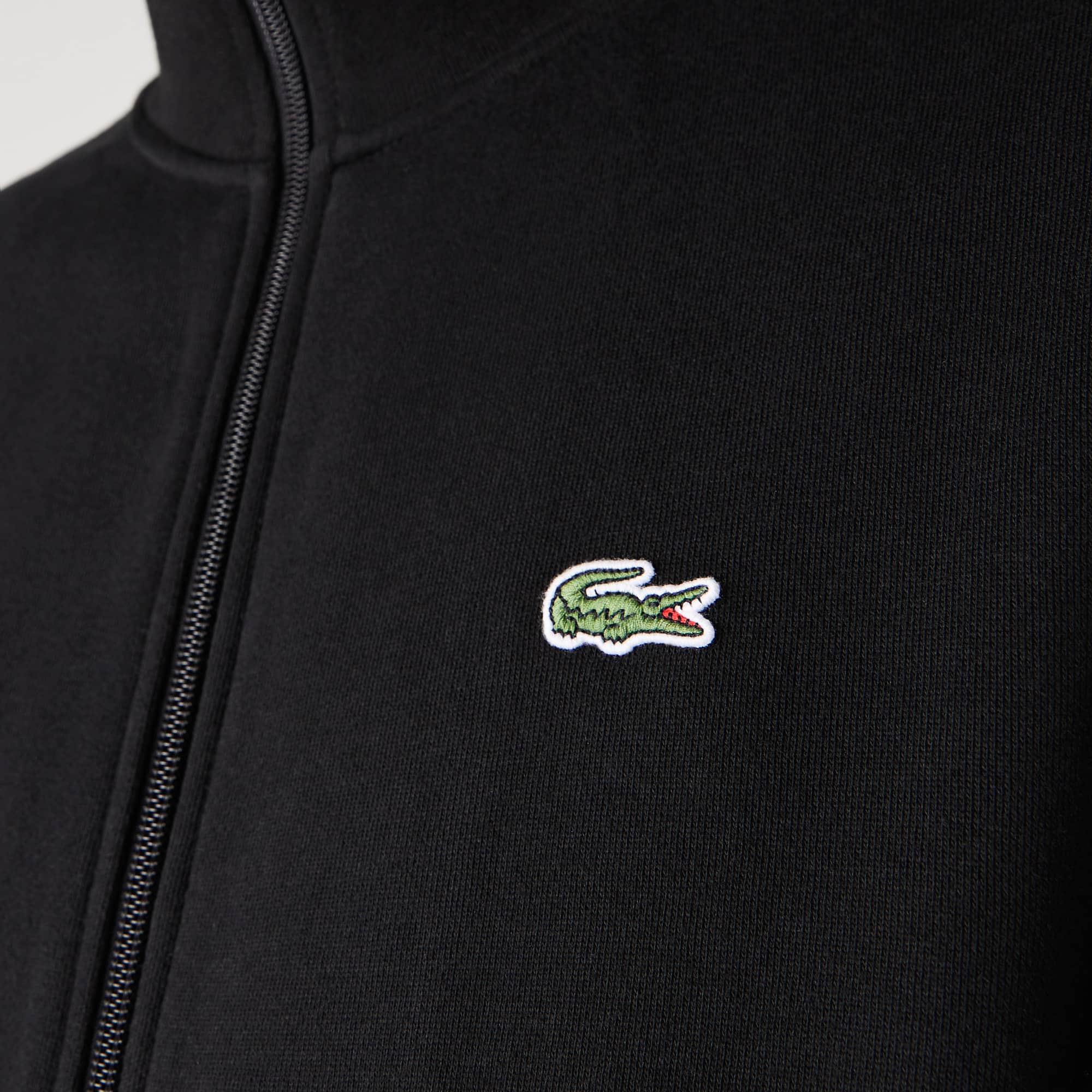 Hitoe® L-zip L - Liscio - Men's SPORT Cotton Blend Fleece Zip Sweatshirt - Sweaters