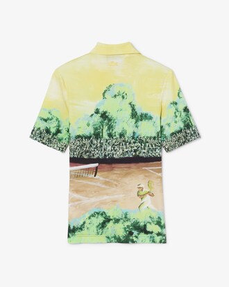 Women's Runway Graphic Print Slim Fit Polo