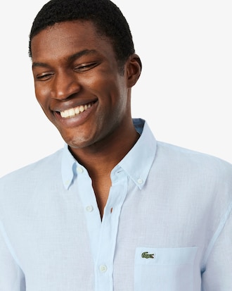 Men's Regular Fit Linen Shirt