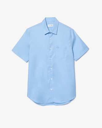 Men's Regular Fit Short Sleeve Cotton Shirt