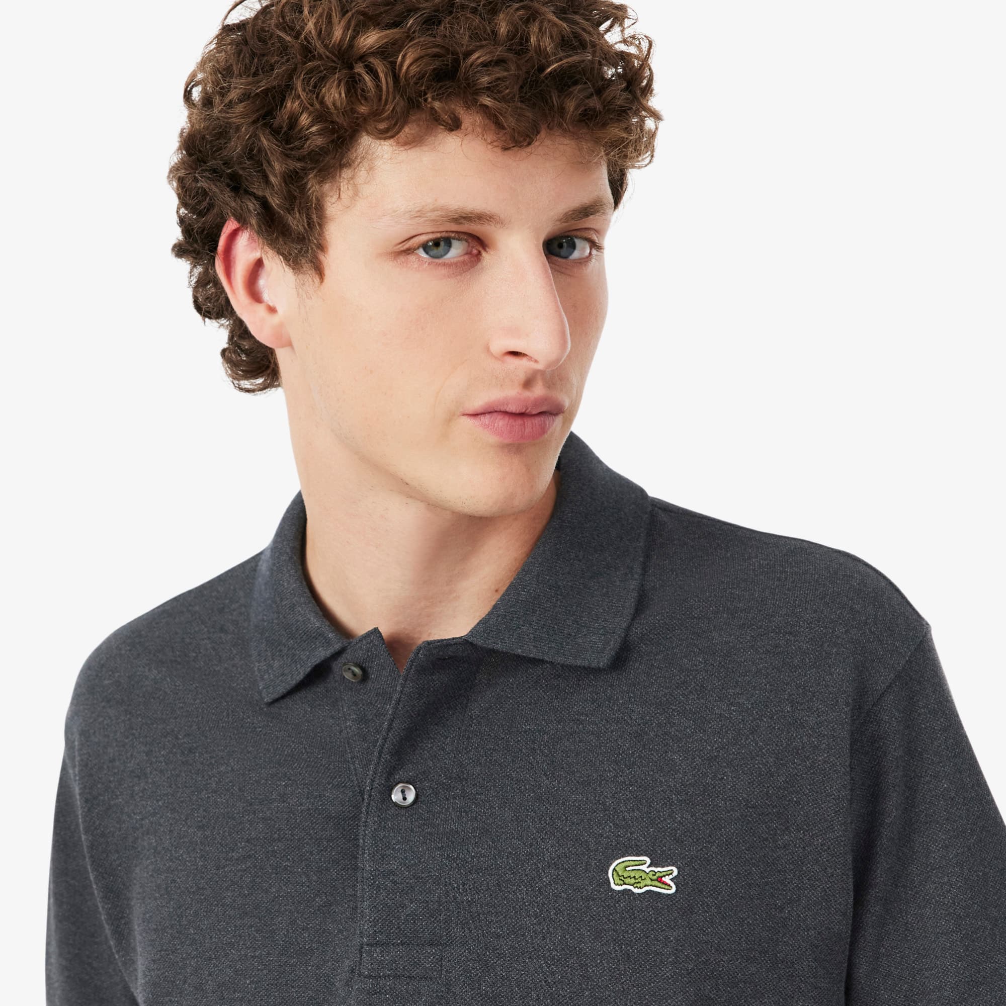 Men's Classic Fit L.12.12 Heathered Polo - Polo Shirts - New In