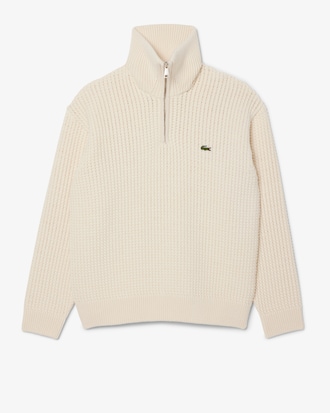 Men's Half-Zip Heavy Wool Sweater