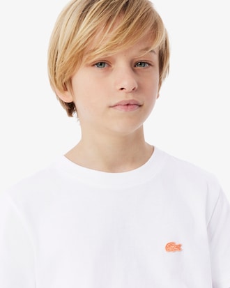 Croc Print Cotton T-Shirt