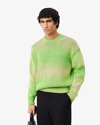 Relaxed Fit Ombr&eacute; Crew Neck Sweater