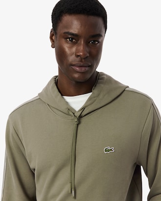 Logo Stripe Zipped Hoodie