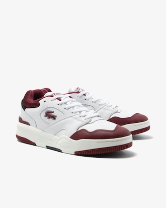 Men’s Lineshot Mesh Collar Leather Sneakers