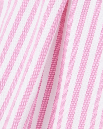 Stretch Oxford Striped Bermuda Shorts