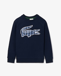 Boys' Monogram Print Fleece Sweatshirt