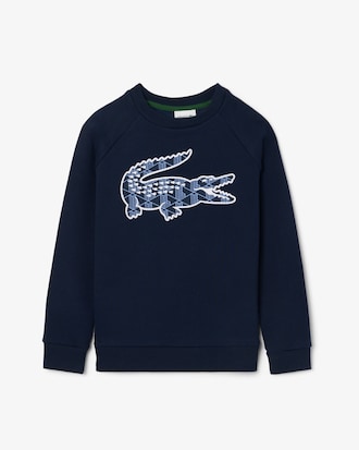Boys' Monogram Print Fleece Sweatshirt